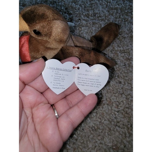 Mint Rare Retired 1998 "Early" TY Beanie Baby - Picture 5 of 6